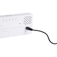 Digitálny budík Bondone LED Karlsson KA6153WH, sivobiela